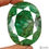 Thumbnail: 660 Natural Blue Green Zambian Emerald Oval Cut Faceted Earth Mined Huge Gems