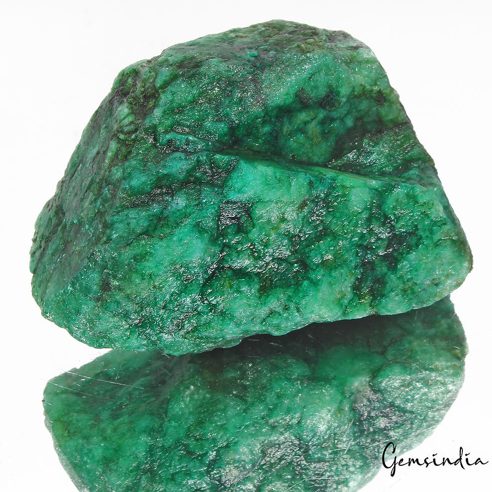 Thumbnail: 1800 Ct Natural Brazilian Green Emerald Raw Rough Rock Crystal Minerals Huge Gem
