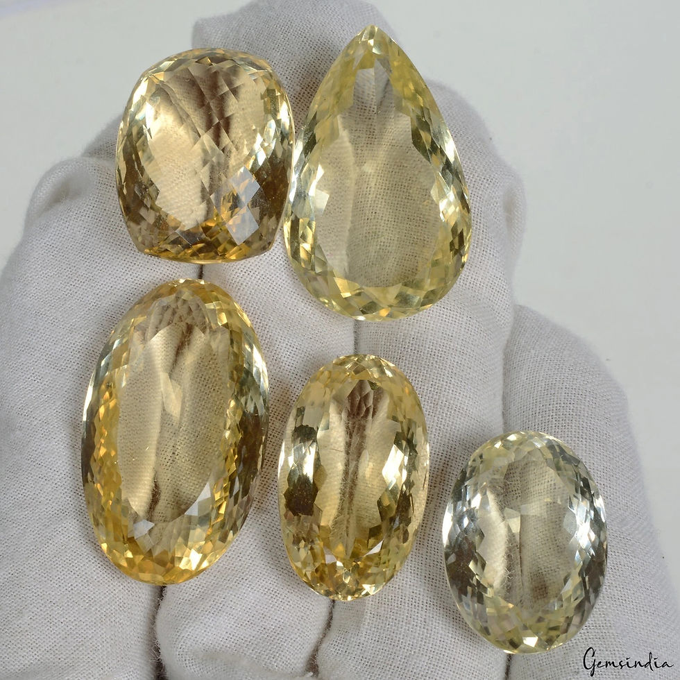Miniaturbild: 182.40 Cts Natural Brazilian Citrine Mix Cut Loose Jewelry Making Gemstones Lot