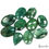 Thumbnail: Certified 560 Ct/10Pcs Natural Zambian Green Emerald Mix Cut Loose Gemstones Lot