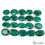 Thumbnail: Certified 270 Cts/20 Pcs Natural Brazilian Green Emerald Oval Cut Loose Gems Lot