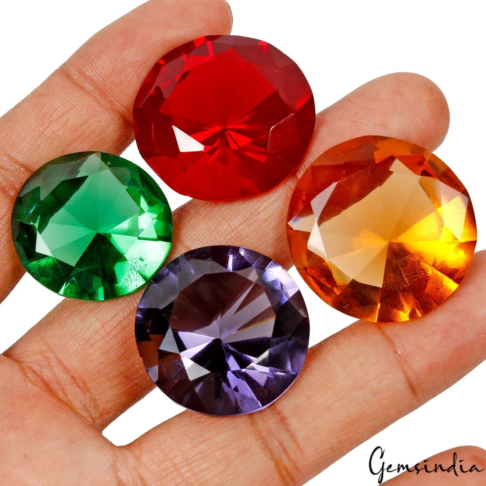 217.50 Ct Multicolor Hydro Tourmaline Faceted Round Cut Excellent Loose Gems