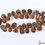 Miniature : 110 Cts/35 Pcs Natural Untreated Smoky Quartz Pear Cab Bead/Briolettes Strand 6"