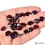 Thumbnail: Oval Cut Natural Wine Red Rhodolite Garnet 106.80 ct 10x8mm 30 Pcs Lot Gemstone