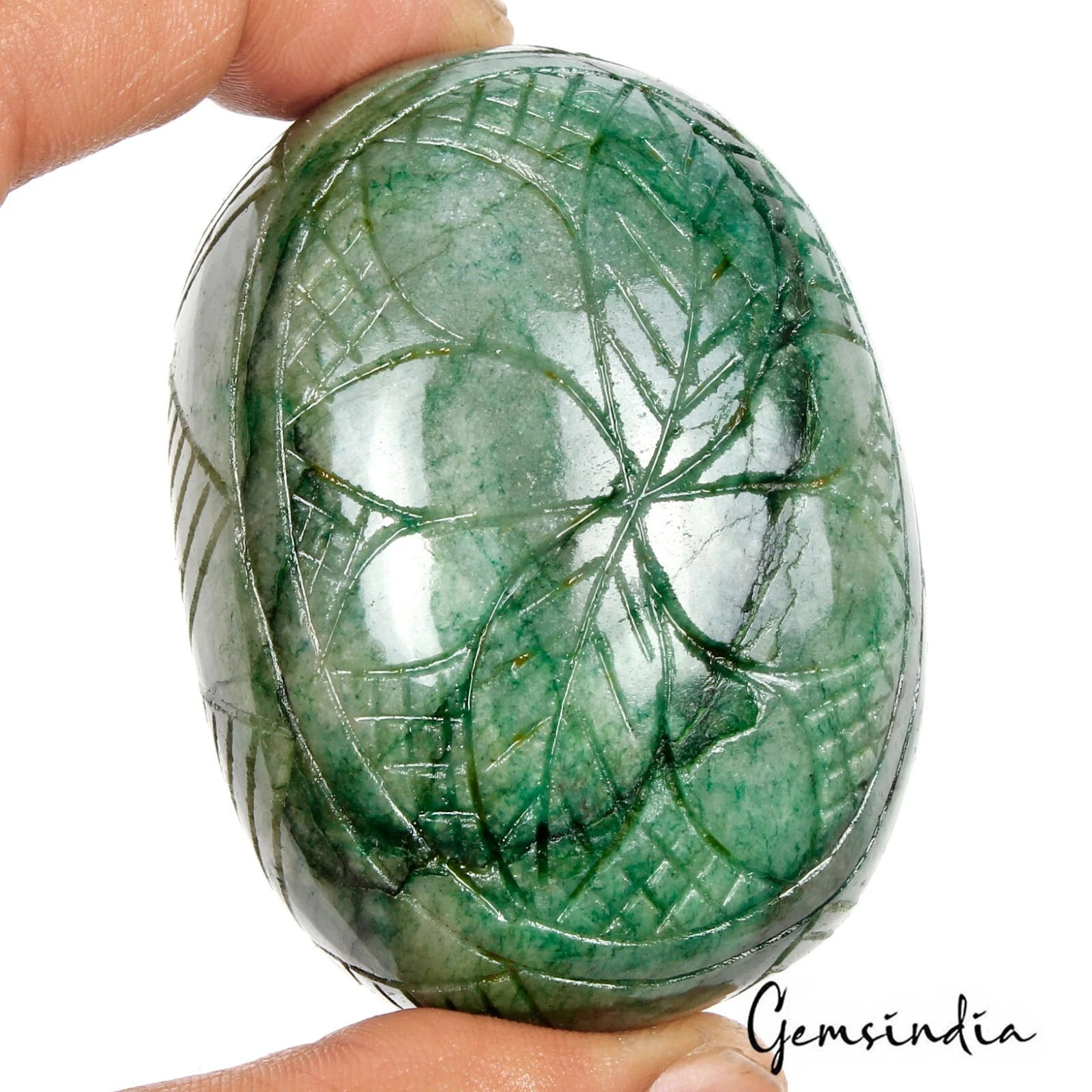 800 Ct Natural Brazilian Green Emerald Oval Cut Carving Earth Mined Huge Gems