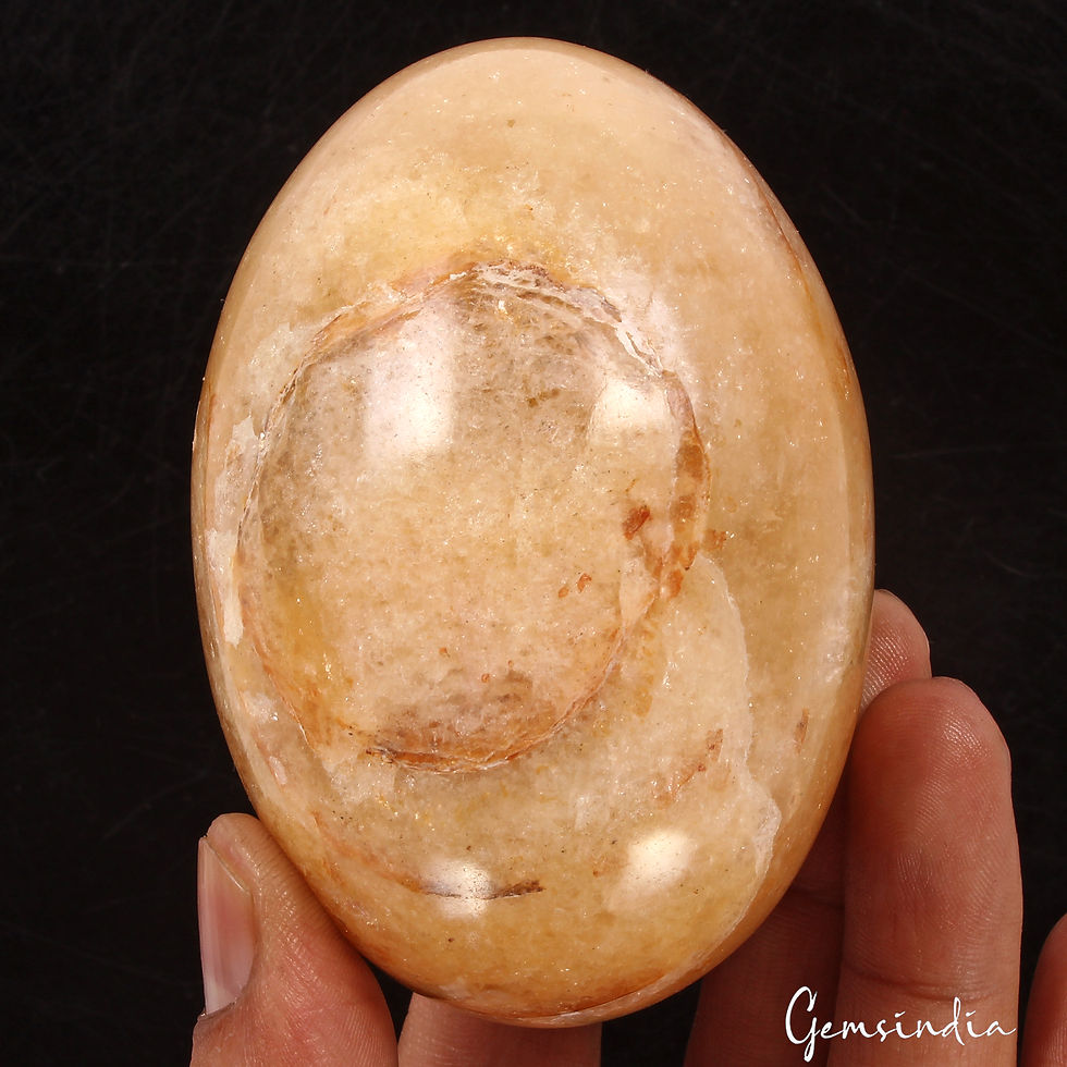 Миниатюра: 2150 Ct/3.3" Natural Yellow Aventurine Crystal Mineral Healing Egg Shape Gems