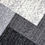 Thumbnail: Modern Rug Geometric Grey Black Patterned Soft Carpet