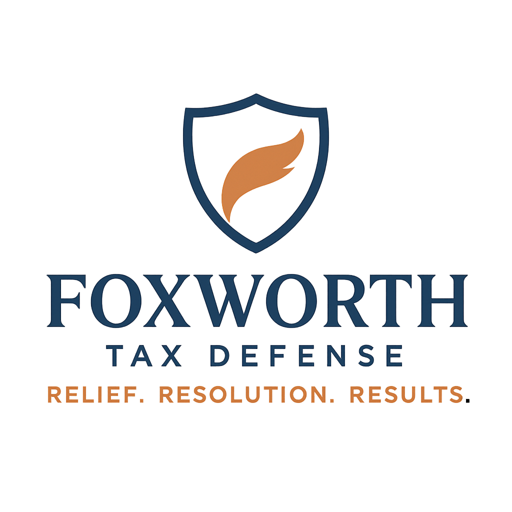 Writer: Foxworth Tax Defense