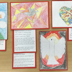 Year 5 Celebrate Pentecost Mass.