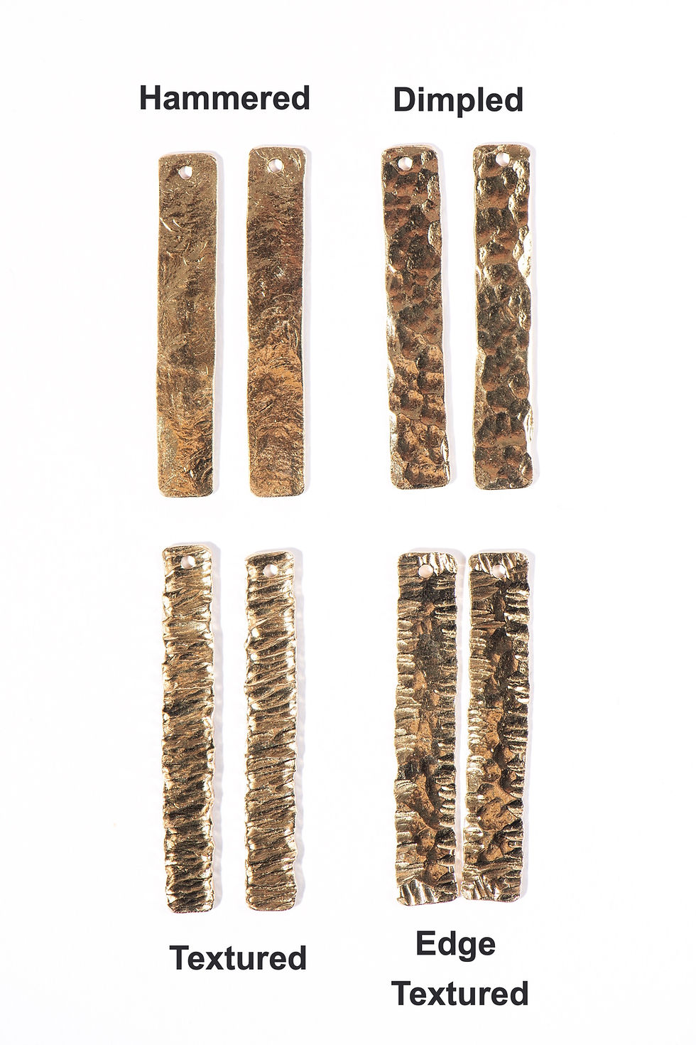 Thumbnail: Brass Flat Bar Earrings