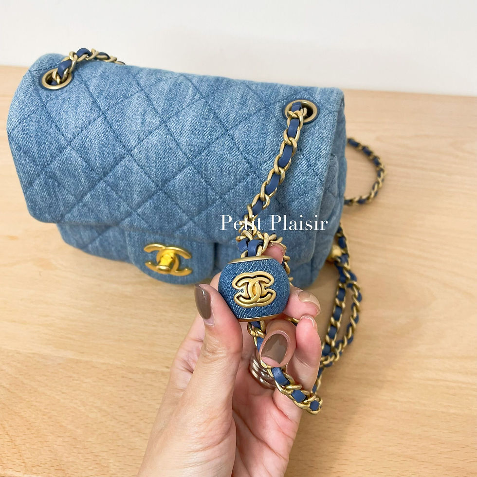 Thumbnail: Chanel Mini Flap Bag w/ Pearl Crush