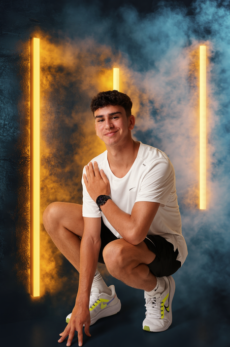 Capturing the passion and determination of a young soccer player through a professional sports portrait session.