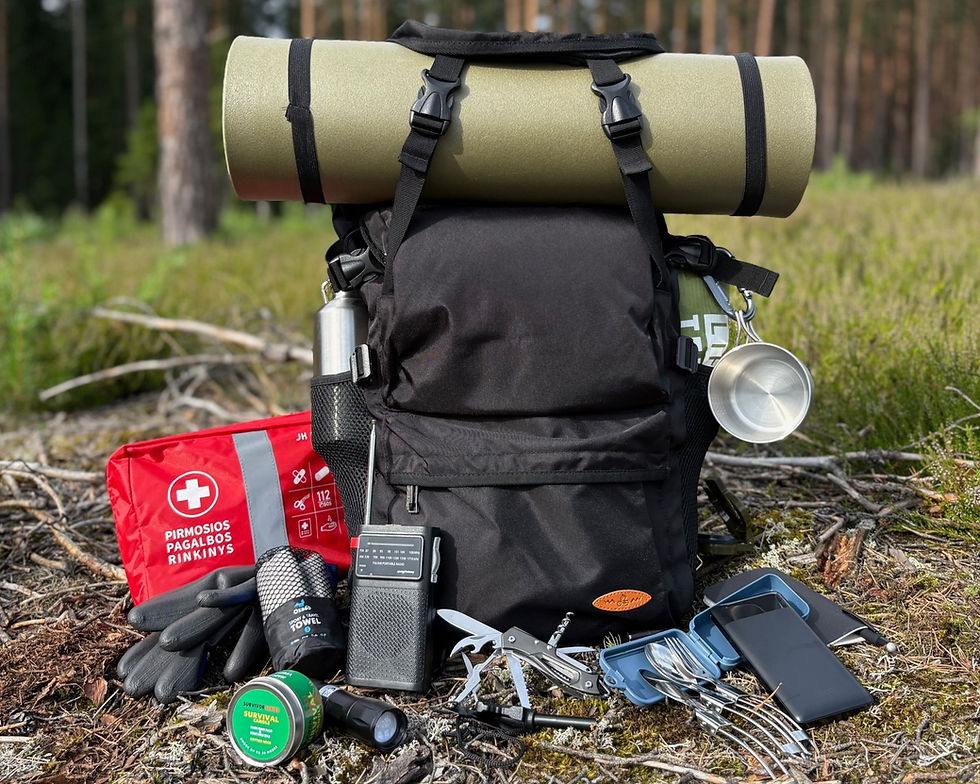 Miniatiūra: OPTIMALUS PLIUS Išvykimo krepšys