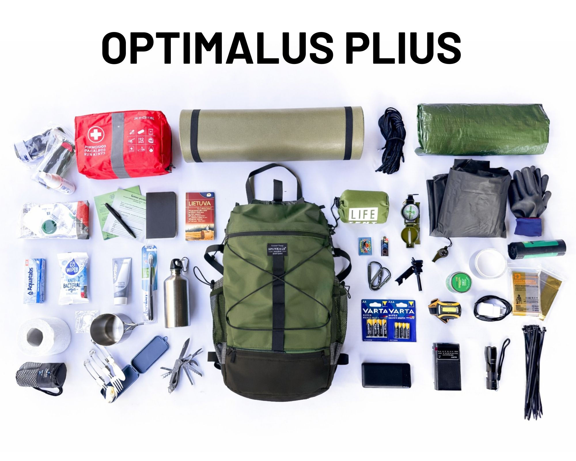 OPTIMALUS PLIUS Išvykimo krepšys
