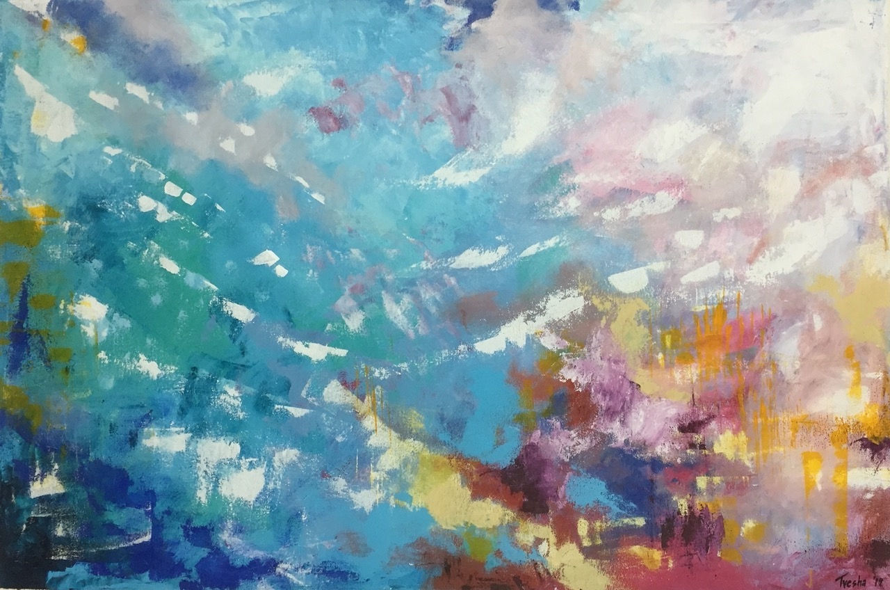 'Below the Surface' 36 x 24 inches / 3 x 2 Ft