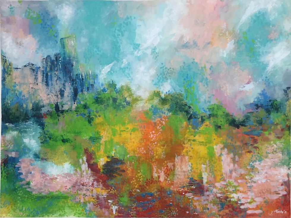 'Fantastical Journey' 48 x 36 inches / 4 x 3 Ft