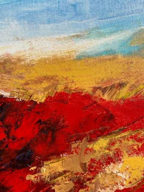 Thumbnail: 'Exuberance' 48 x 24 inches / 4 x 2 Ft