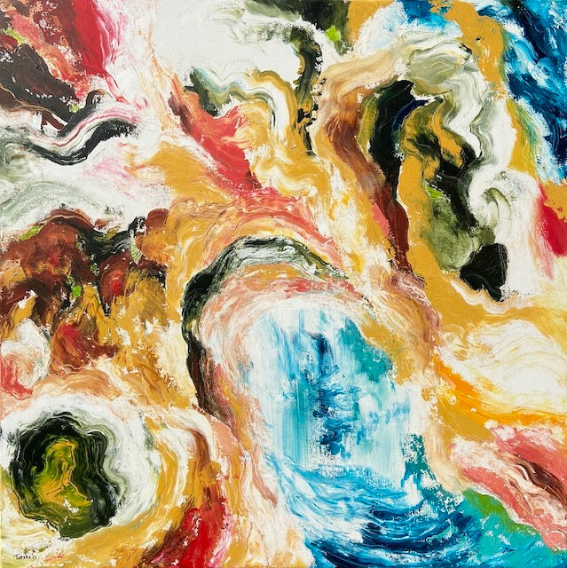 'Life in Abstraction' 48 x 48 inches / 4 x 4 Ft