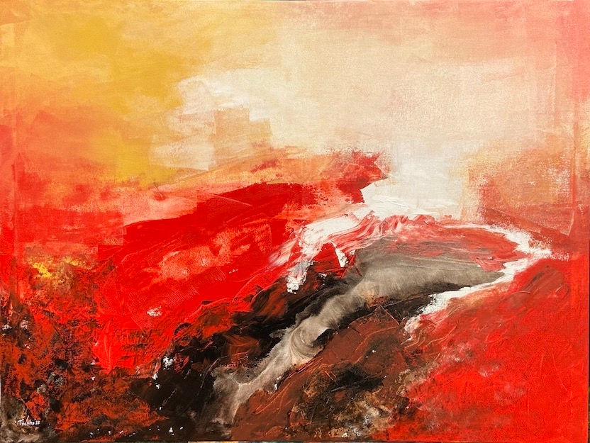 'Dazzling Light' 48 x 36 inches / 4 x 3 Ft