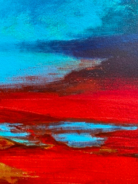 Thumbnail: 'Travels Far and Wide' 60 x 60 inches / 5 x 5 Ft