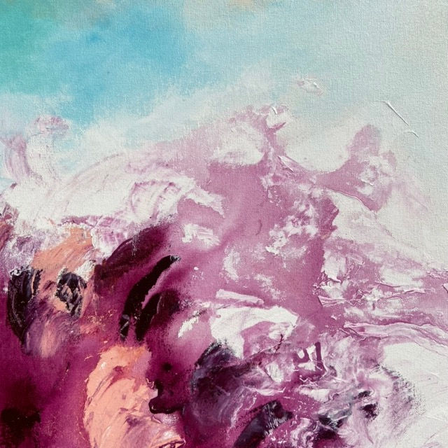 Thumbnail: 'Revel in Hope' 36 x 36 inches / 3 x 3 Ft