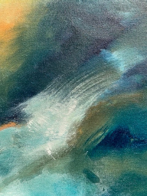 Thumbnail: 'Forever and Only for a Moment' 24 x 48 inches / 2 x 4 Ft