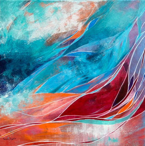 Dreaming Something New' 24 x 24 inches / 2 x 2 Ft | Original