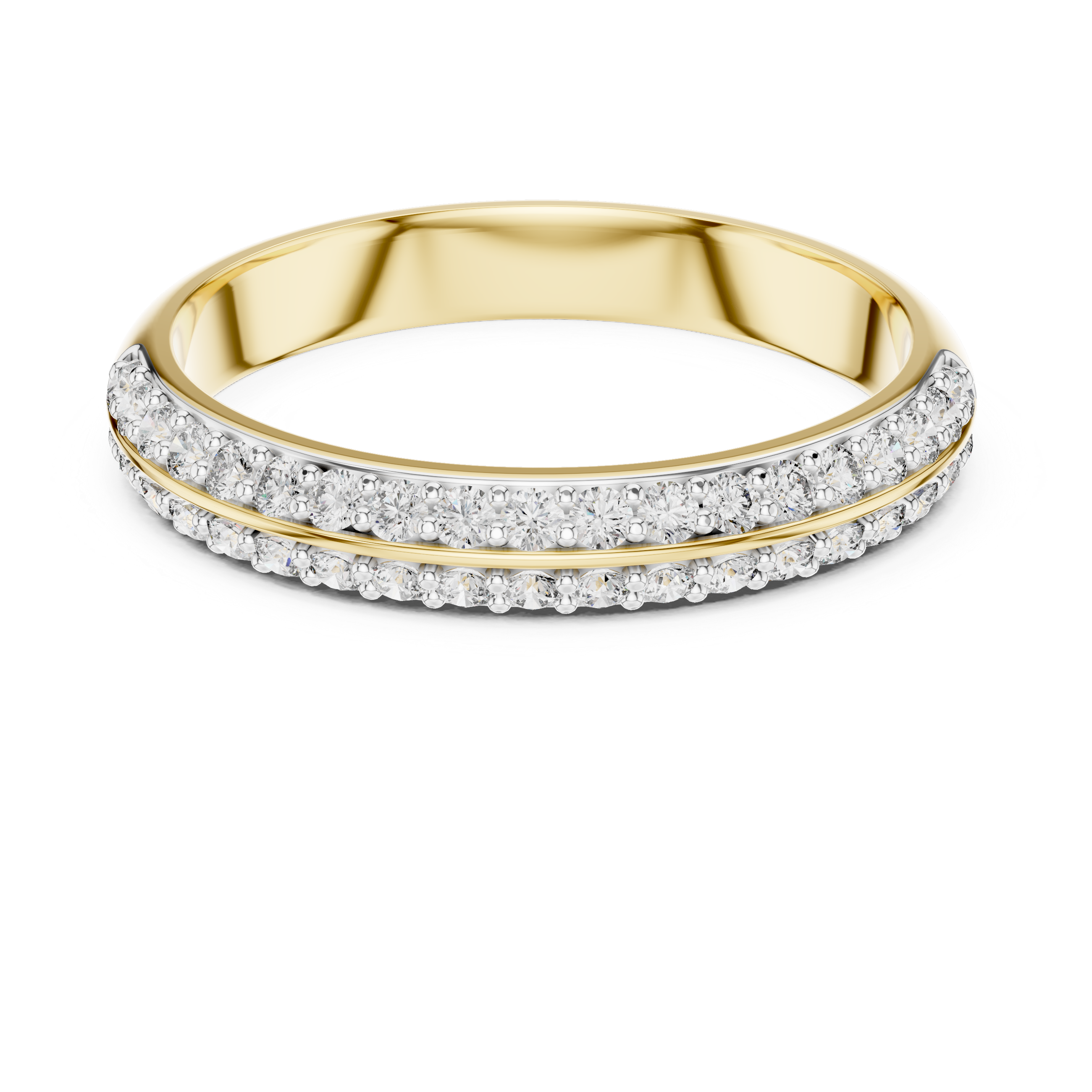 Petite Round Diamond Bezel Ring