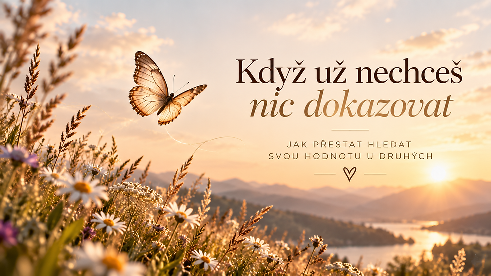 Už není třeba nic dokazovat
