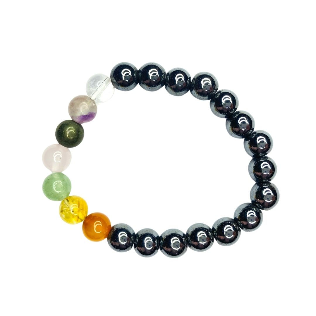 Čakrový náramek s hematitem