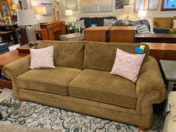 LA-Z-BOY BROWN 2 CUSHION SOFA