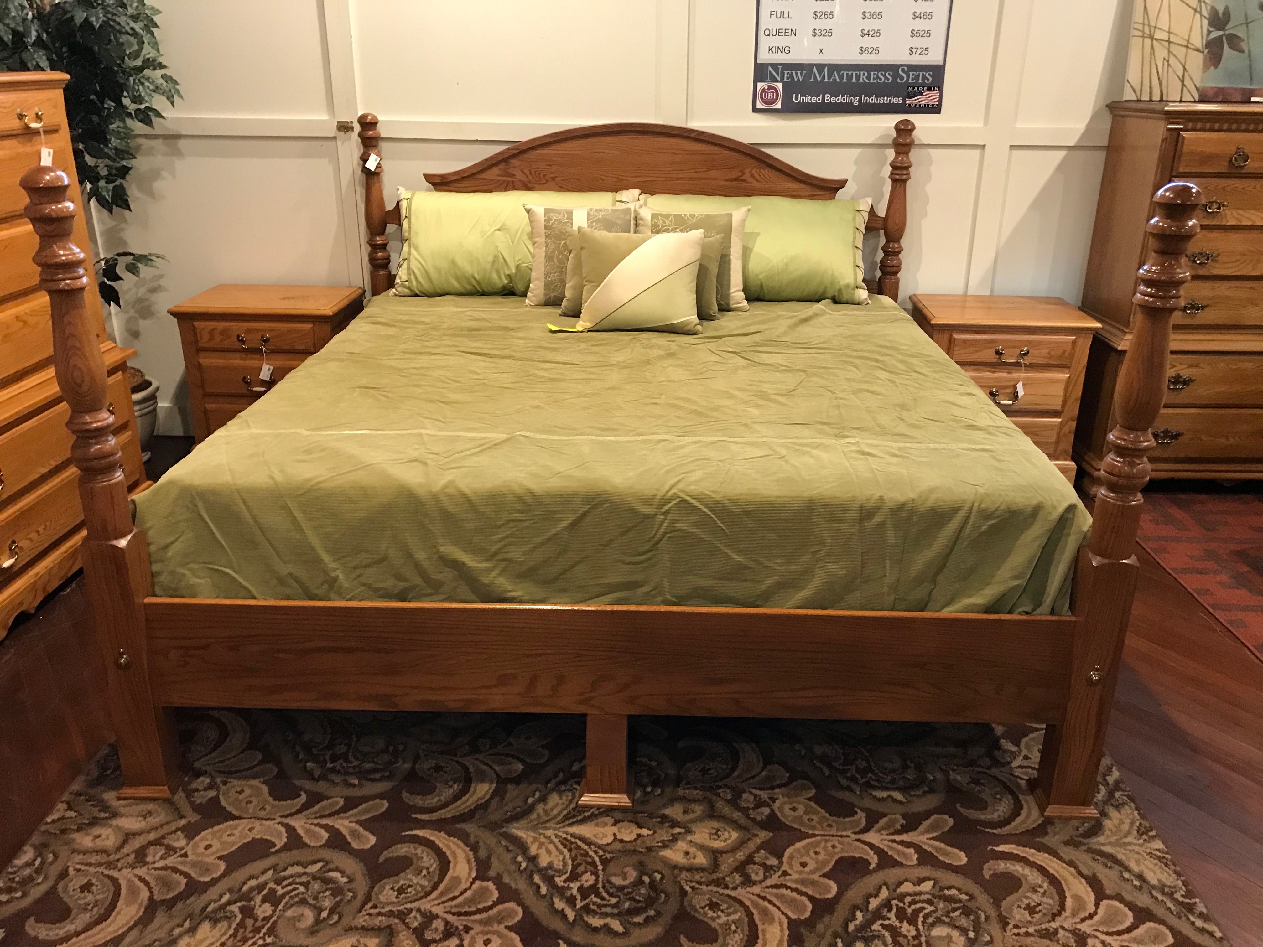 Hometown Refurnishing Bedroom Nathan Hale Oak King Bed