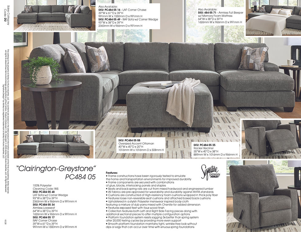 Thumbnail: CLARINGTON GREYSTONE ROCKER RECLINER