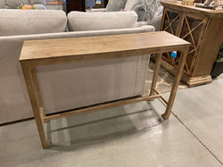 LIGHT GRAY WASH SOFA TABLE