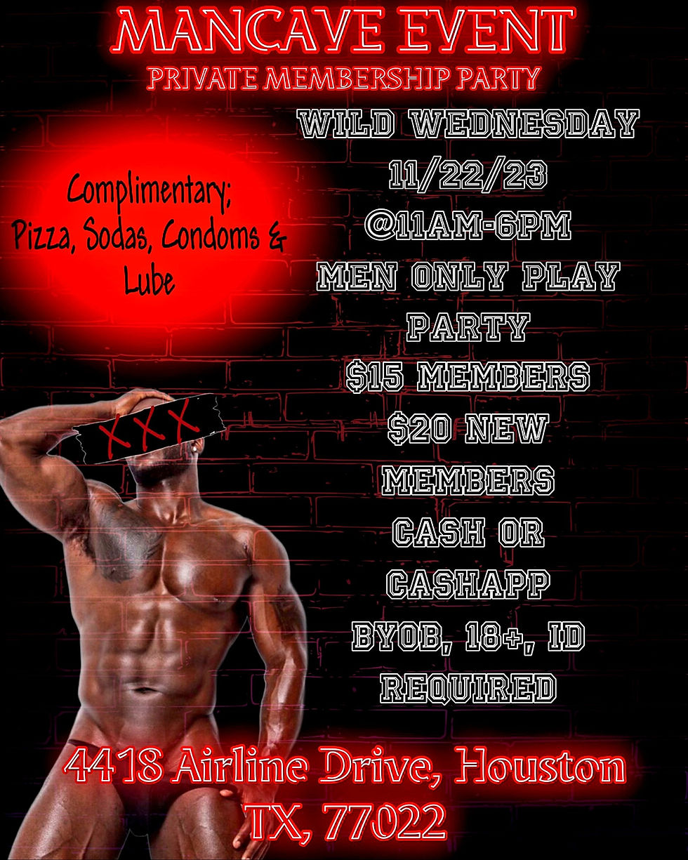 Jon Atkins - Magic Mike Dancer Flyer