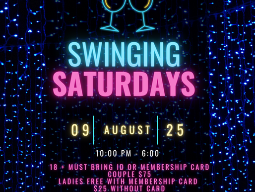 Swinging Saturdays – August 9th at Houston Eyes Wide Shut Lounge 🎉