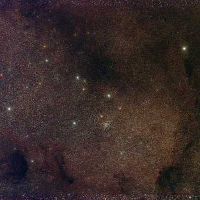The Sagittarius Star Cloud (Messier 24), a dense field of Milky Way stars in the constellation Sagittarius