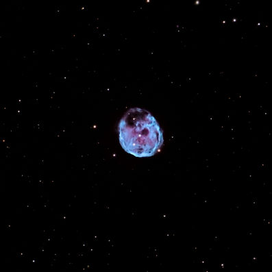 The Skull Nebula (NGC 246), a planetary nebula around a dying star in the constellation Cetus