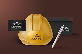 C'VORE VC TheMann Investment Construction Helmet Mockup Design