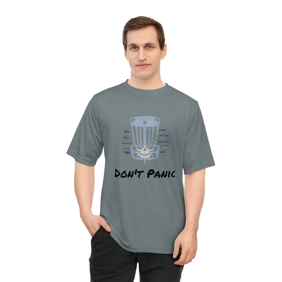 Thumbnail: Don't Panic Death Putt - Zone Performance T-Shirt