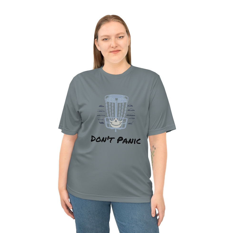 Thumbnail: Don't Panic Death Putt - Zone Performance T-Shirt