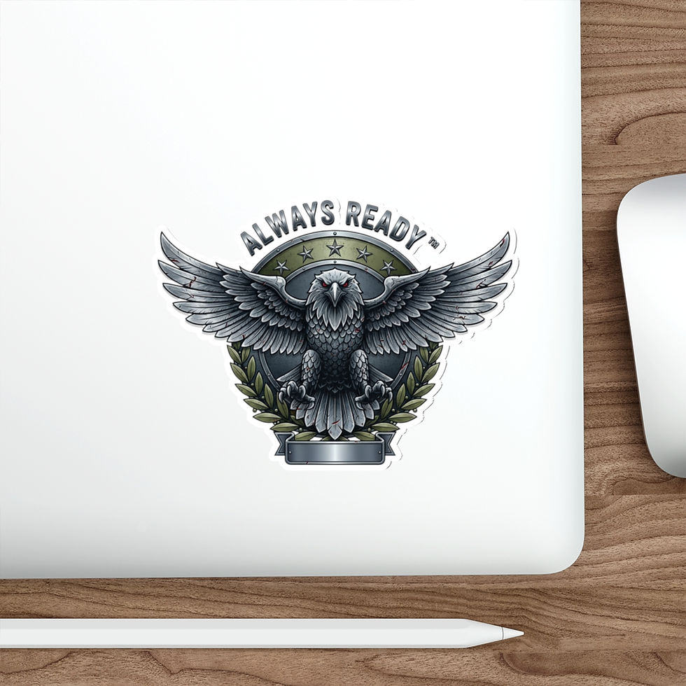 Thumbnail: Always Ready Eagle Die-Cut Sticker