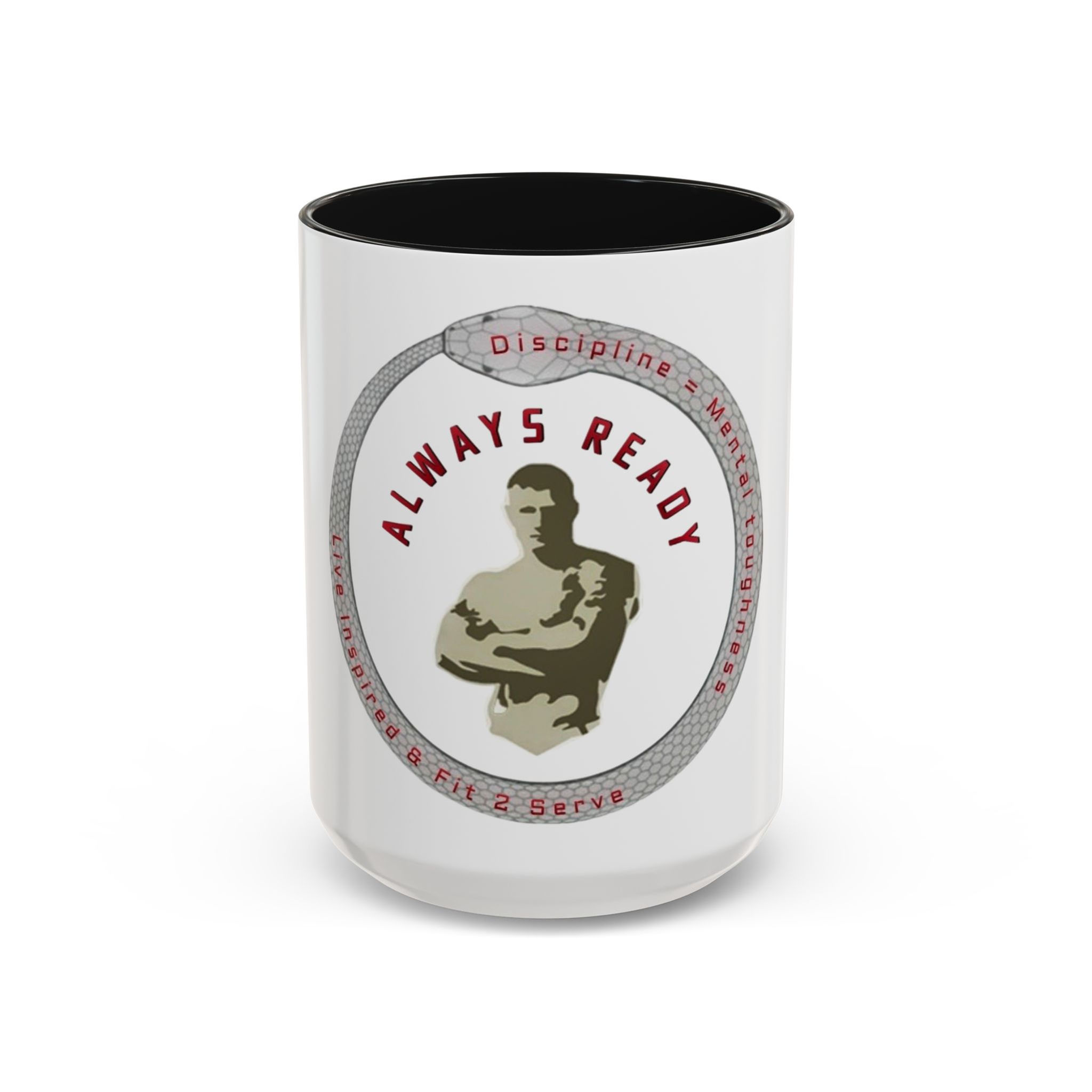 Always Ready Military-Style Two-Tone Accent Mug (11oz/15oz)