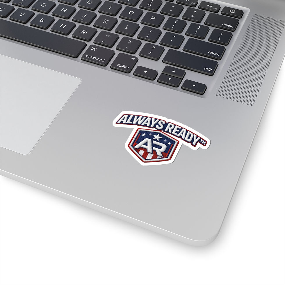 Thumbnail: Always Ready Cut Sticker — Captain America Design