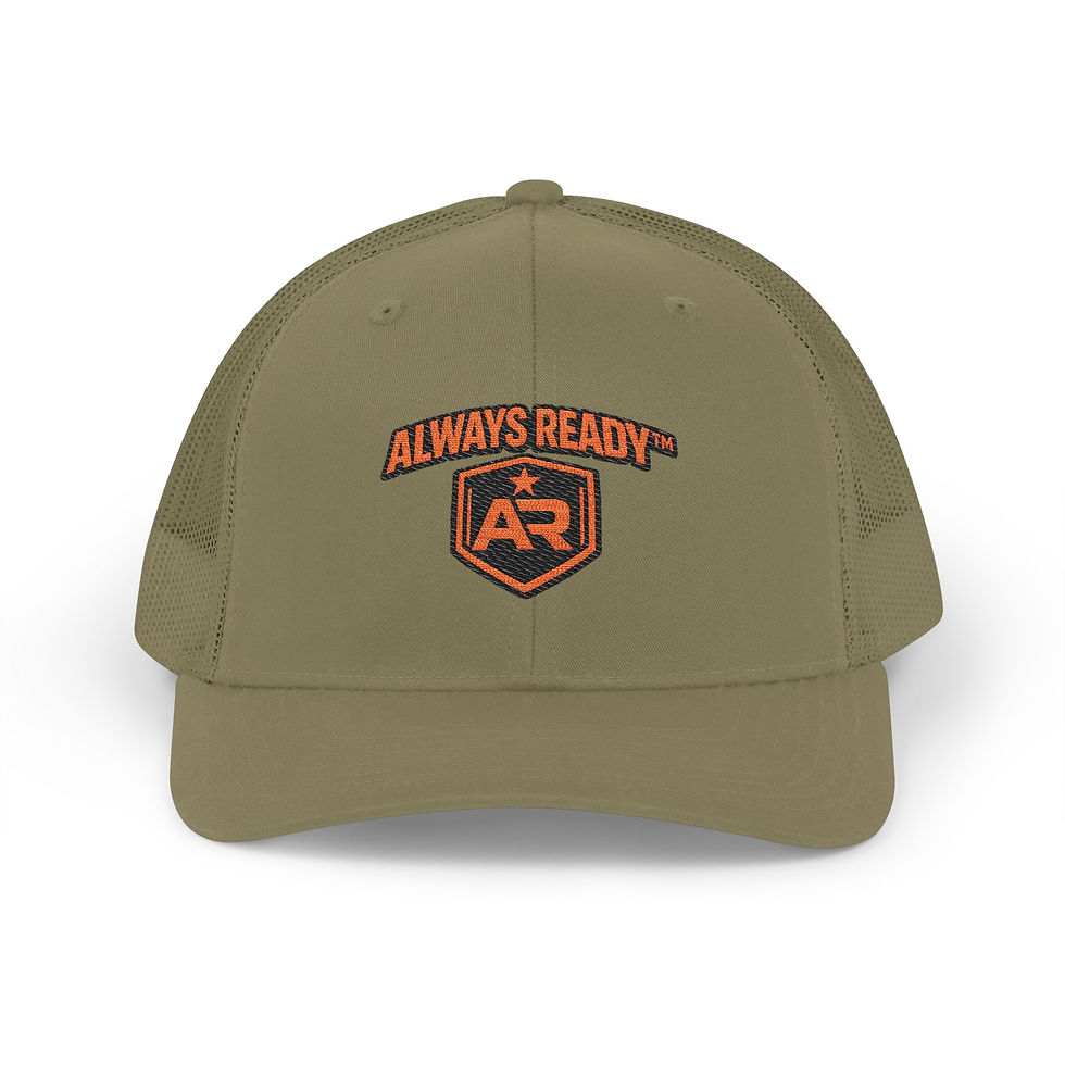 Thumbnail: ALWAYS READY™ Embroidered Trucker Cap – Tactical Snapback Hat