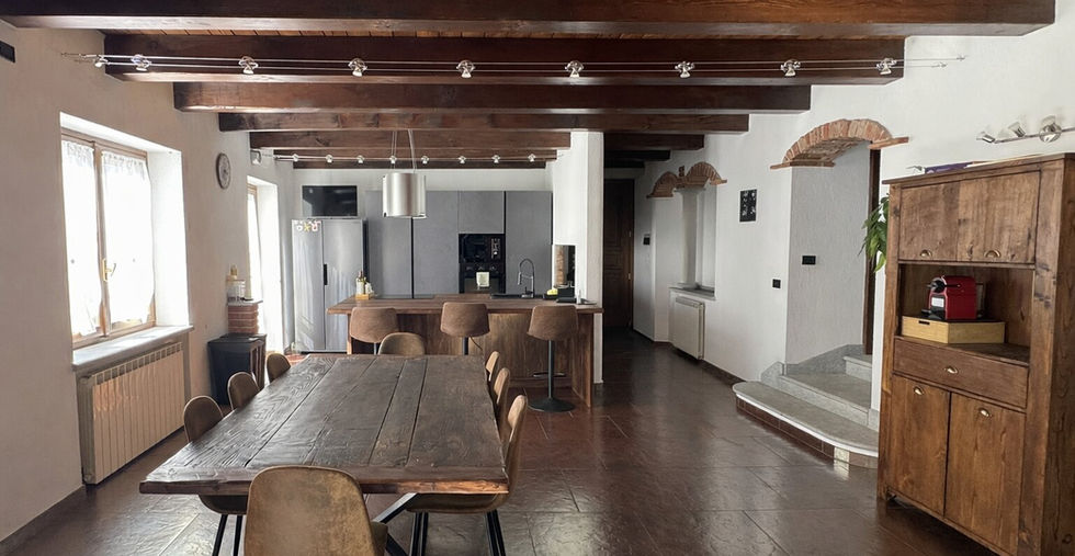 Open space con zona pranzo