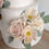 Thumbnail: Dreamy Pastels artificial wedding cake flowers with roses and cosmos