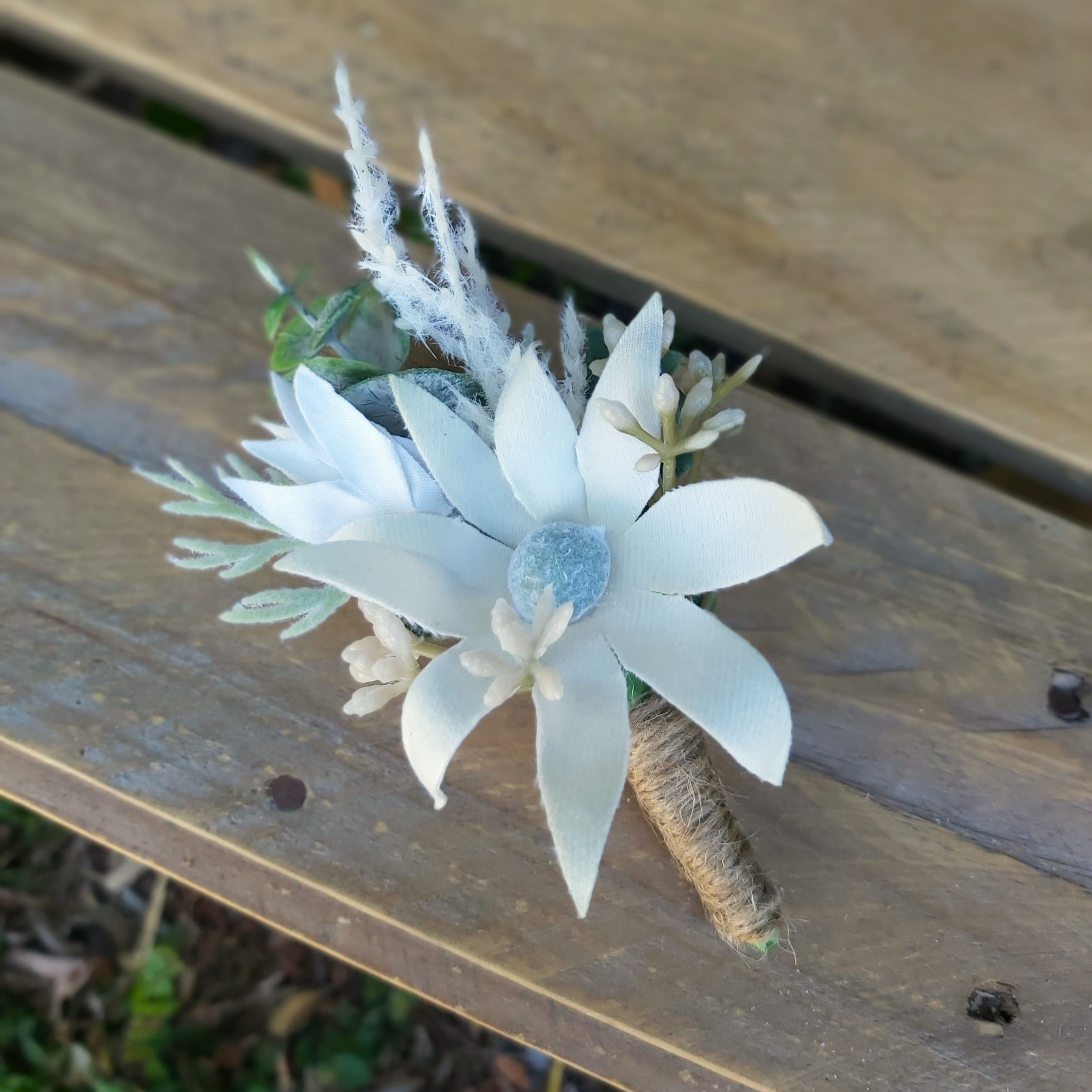 Buttonhole -Pink Wildflower Collection