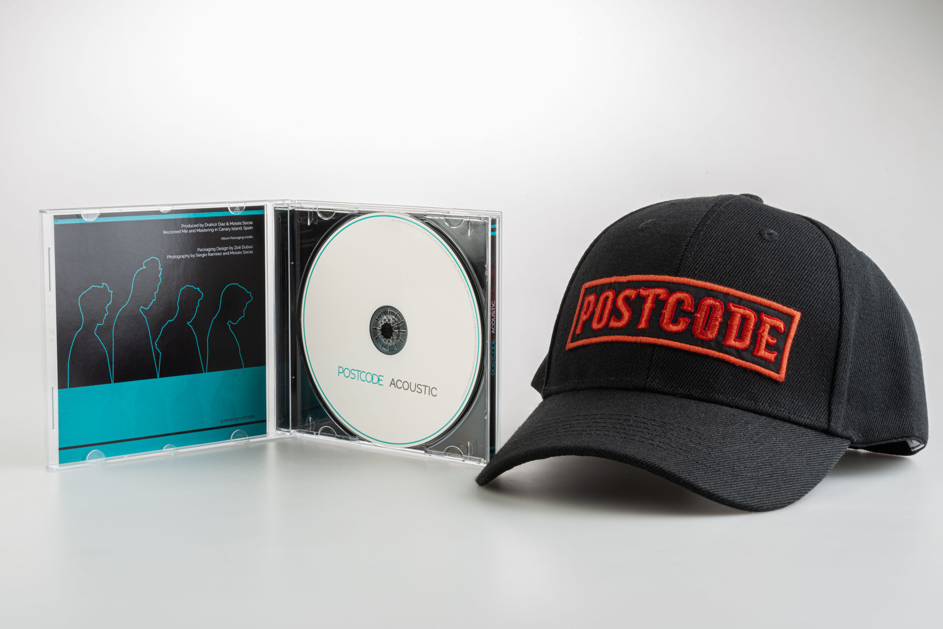 CD Acoustic + Cap Black/Red