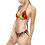 Thumbnail: Red Yellow Floral Spider Bikini